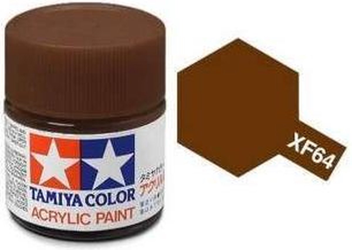 Tamiya XF-64 Red Brown - Matt - Acryl - 23ml Verf potje