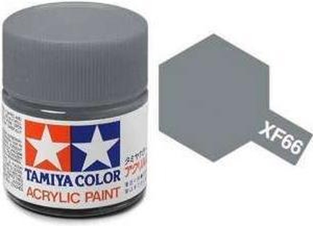 Tamiya XF-66 Light Grey - Matt - Acryl - 23ml Verf potje