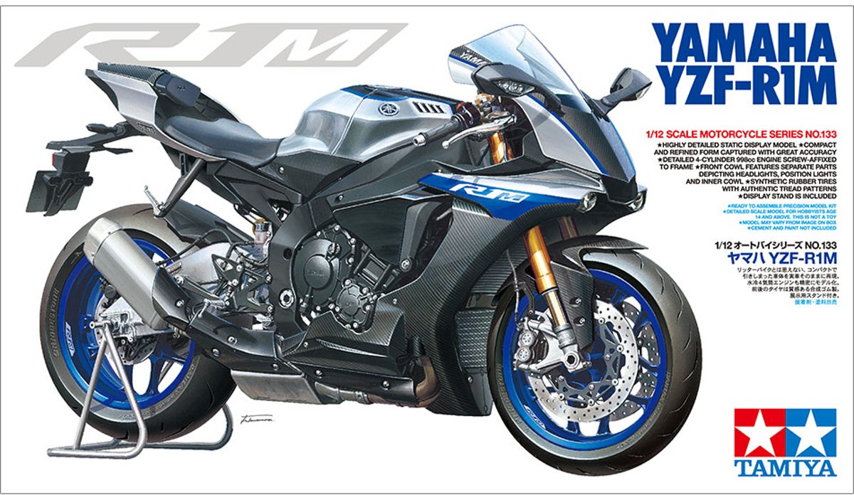 Yamaha YZF-R1M - Tamiya modelbouw pakket 1:12