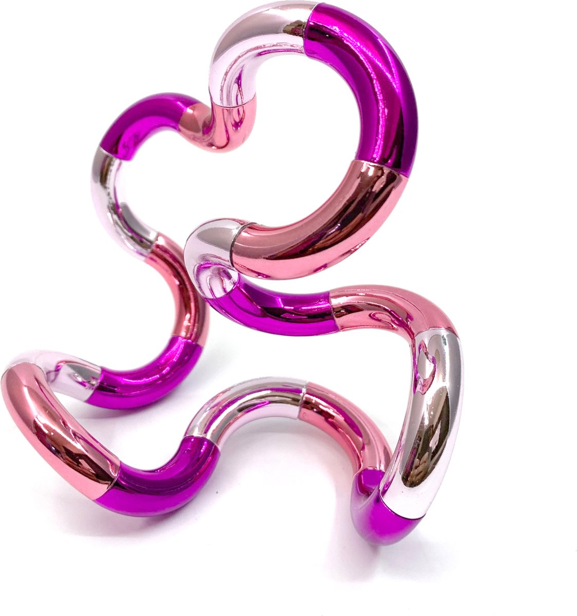 Palm Tangle Metallic - Paars Roze