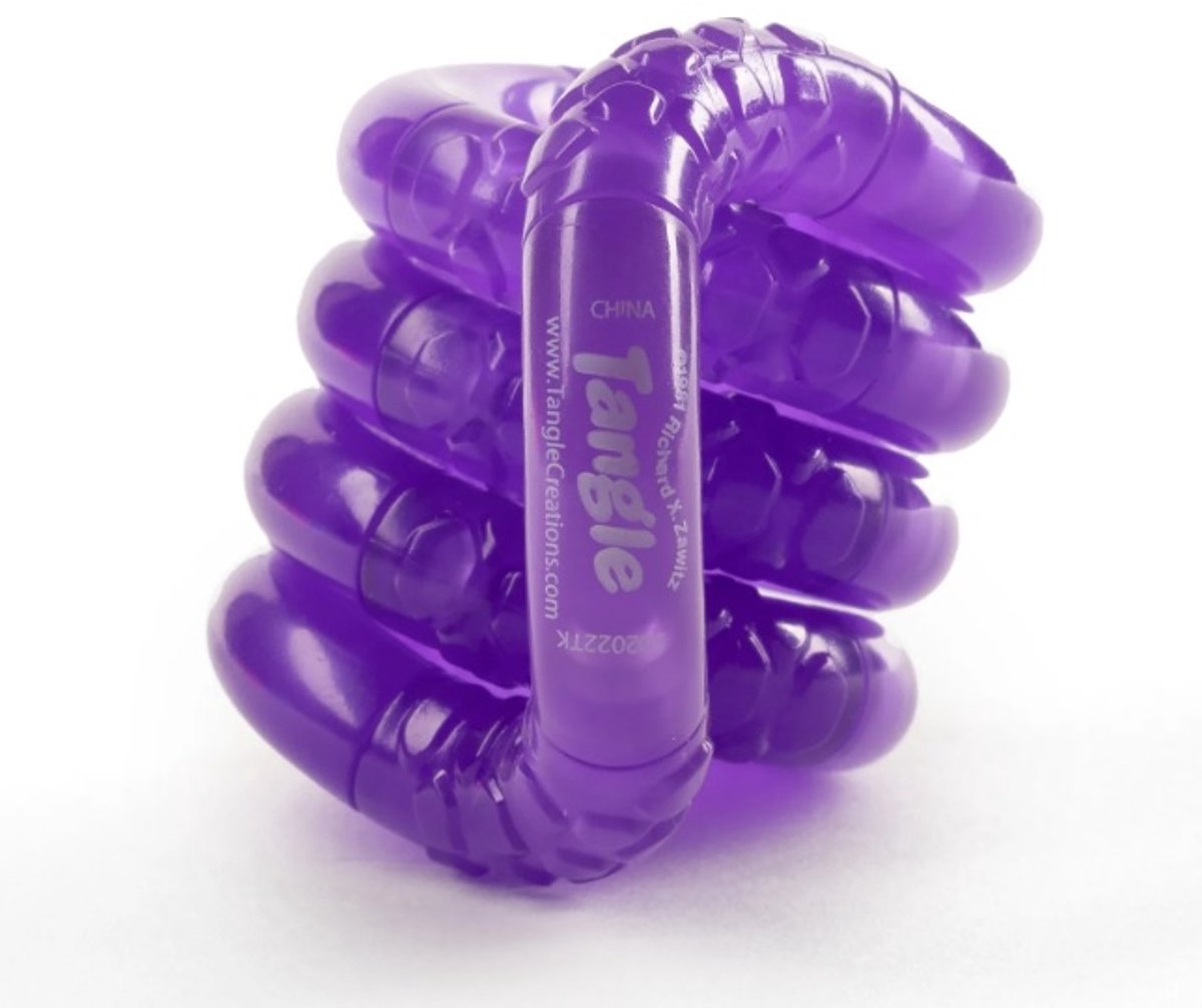 Tangle Glow in the Dark Junior - Acia - Purple - The Original   Toy
