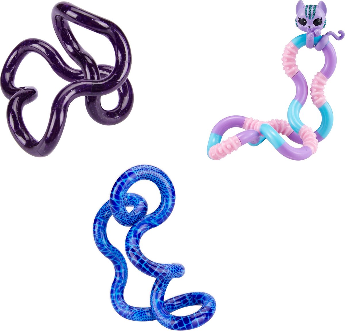 Tangle Junior - Galaxy / Kitty / Snake - Combo 3-Pack - The Original Fidget