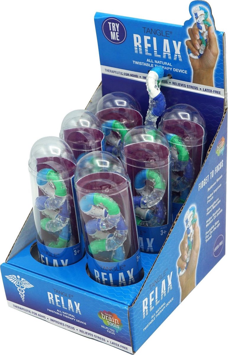 Tangle Relax Therapy - DISPLAY 6 STUKS + GRATIS SAMPLE