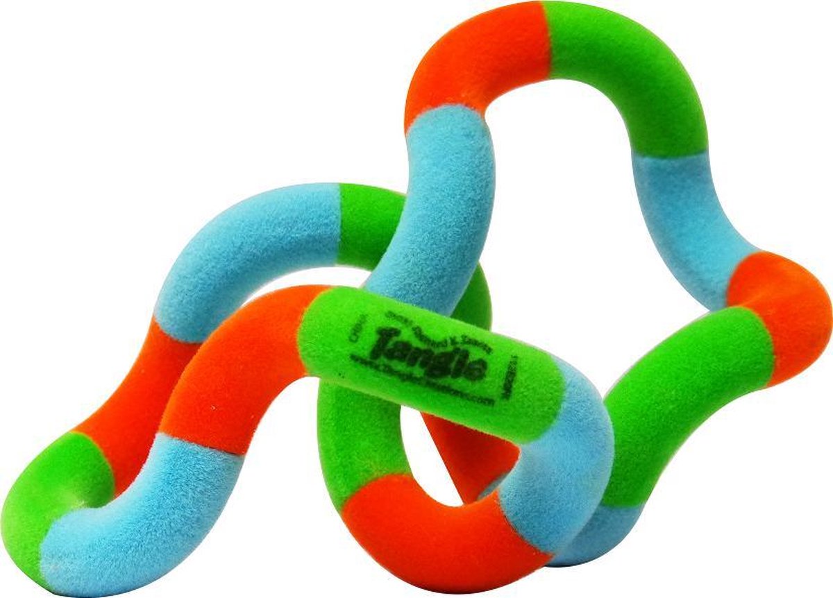 Tangle Toys - Fuzzies Junior - Groen Oranje Blauw