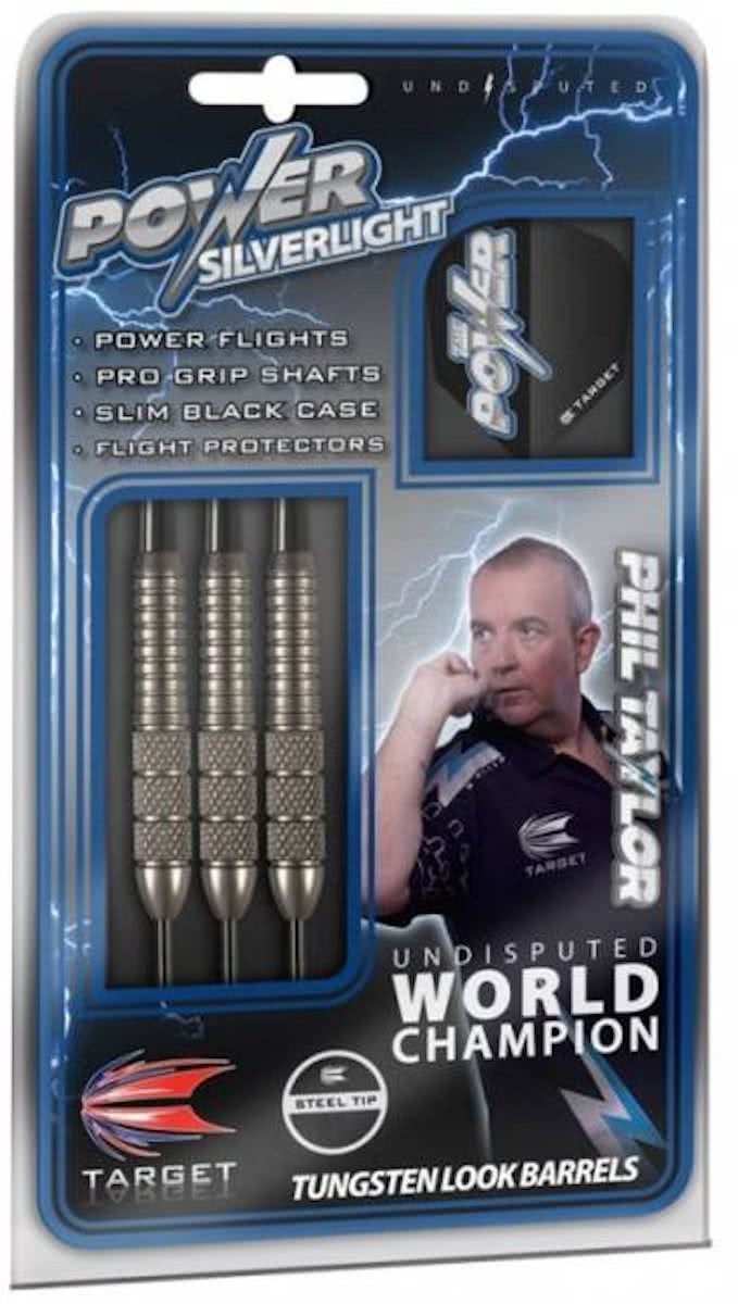 Phil Taylor Power SilverLight - Dartpijl 23 gram