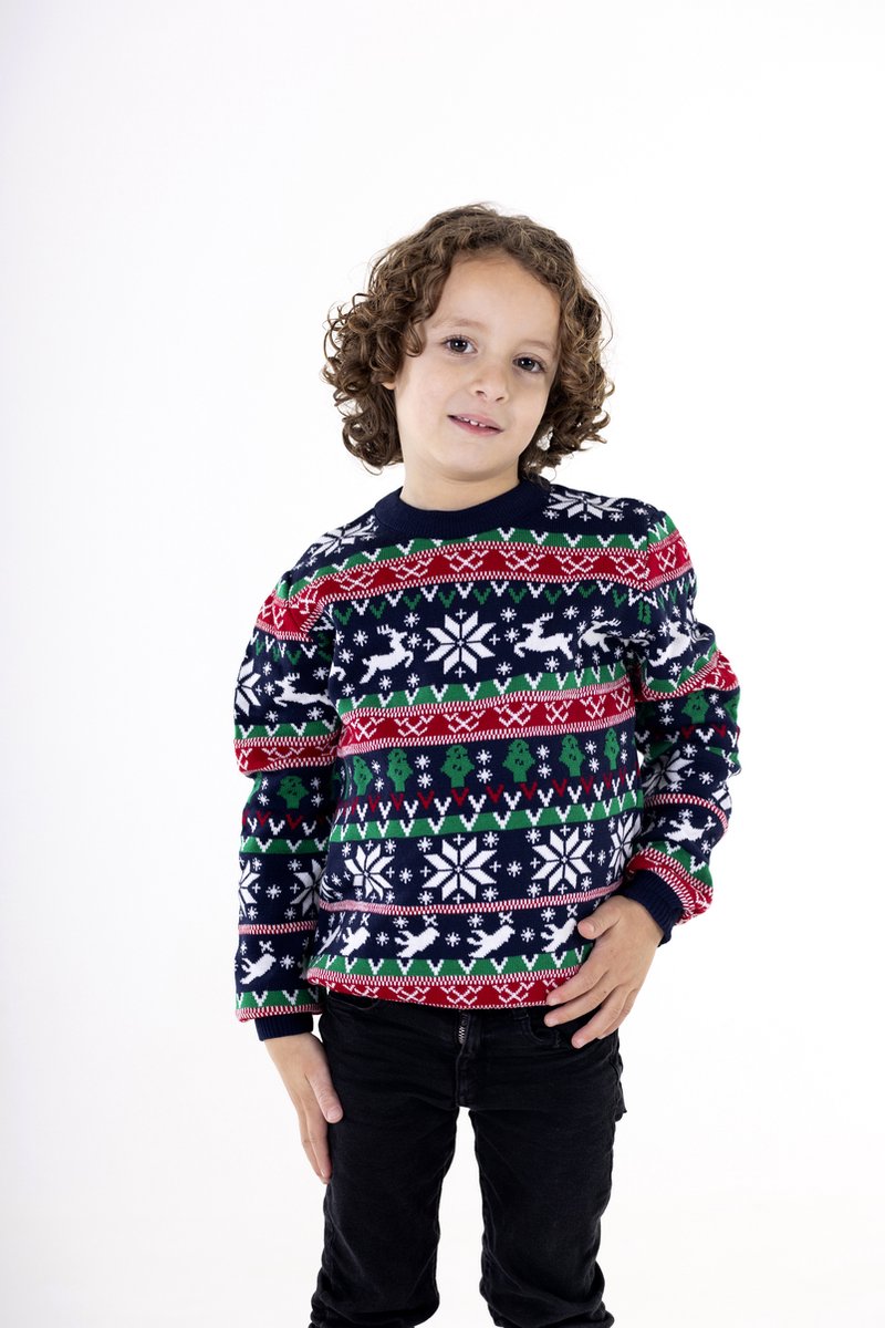 Foute Kersttrui Kinderen - Christmas Sweater Kids - Kerst Trui Kinderen Maat 5-6 jaar