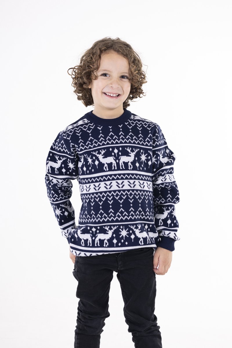 Foute Kersttrui Kinderen - Christmas Sweater Kids - Kerst Trui Kinderen Maat 9-10 jaar