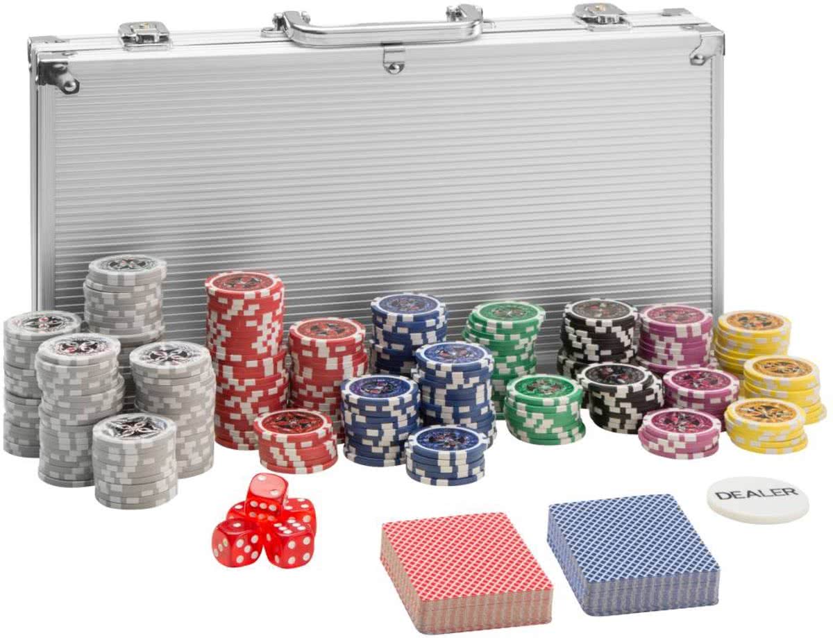 TecTake - pokerset 300 delig inclusief koffer en kaartspel - 402557