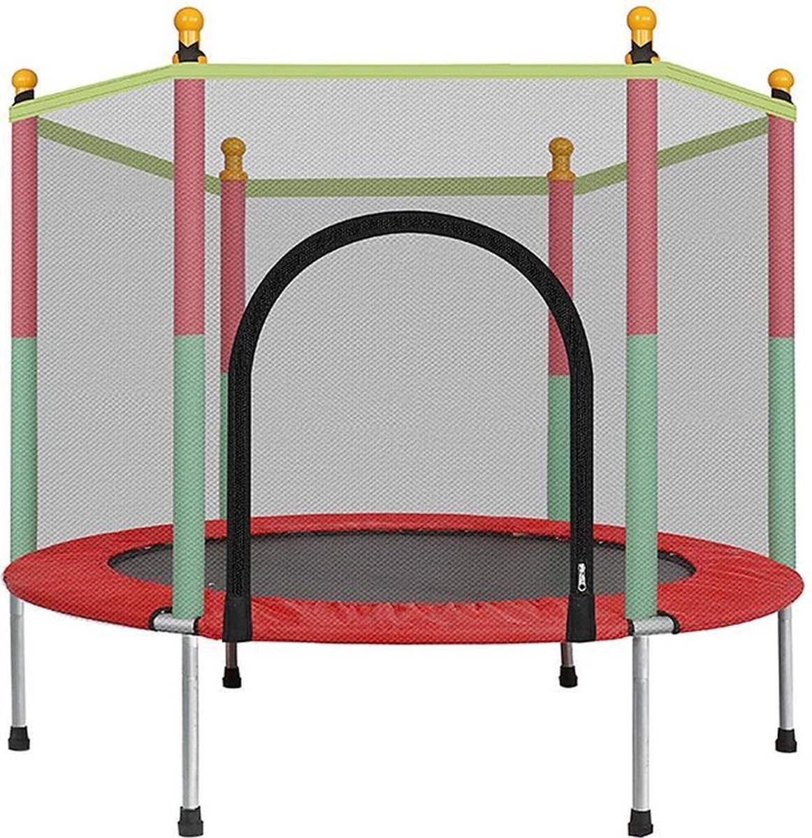 Tectie® - Mini Trampoline Kids Volledig portable - Trampoline met veiligheidsnet - Kleine trampoline - Kinder trampoline - Peuter trampoline - Baby trampoline - Indoor trampoline