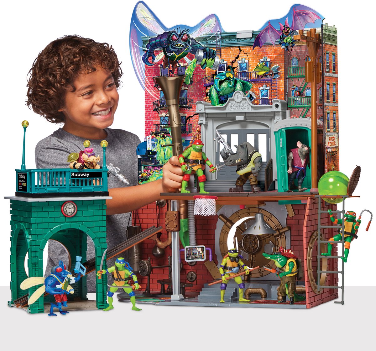 Teenage Mutant Ninja Turtles - Movie - Sewer Lair Playset