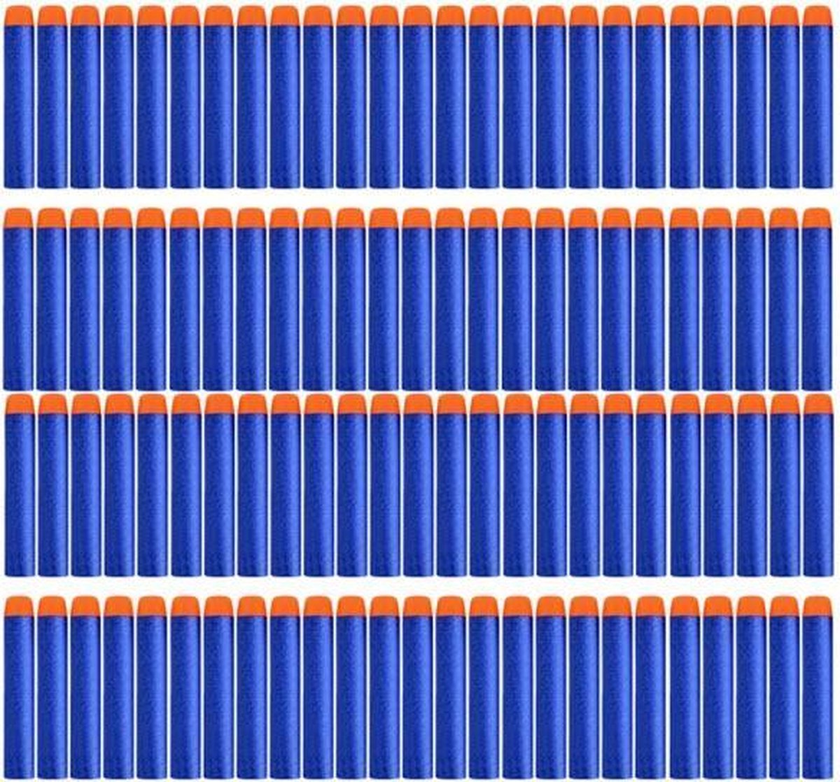 80 universele Pijltjes geschikt voor de NERF N-Strike Elite Toy guns - kleur: blauw