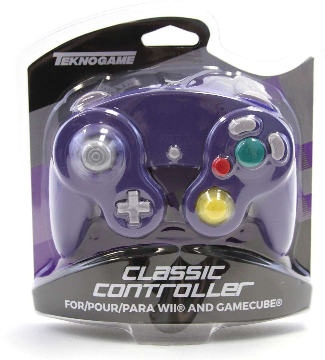 Teknogame Gamecube Classic Controller Purple NGC