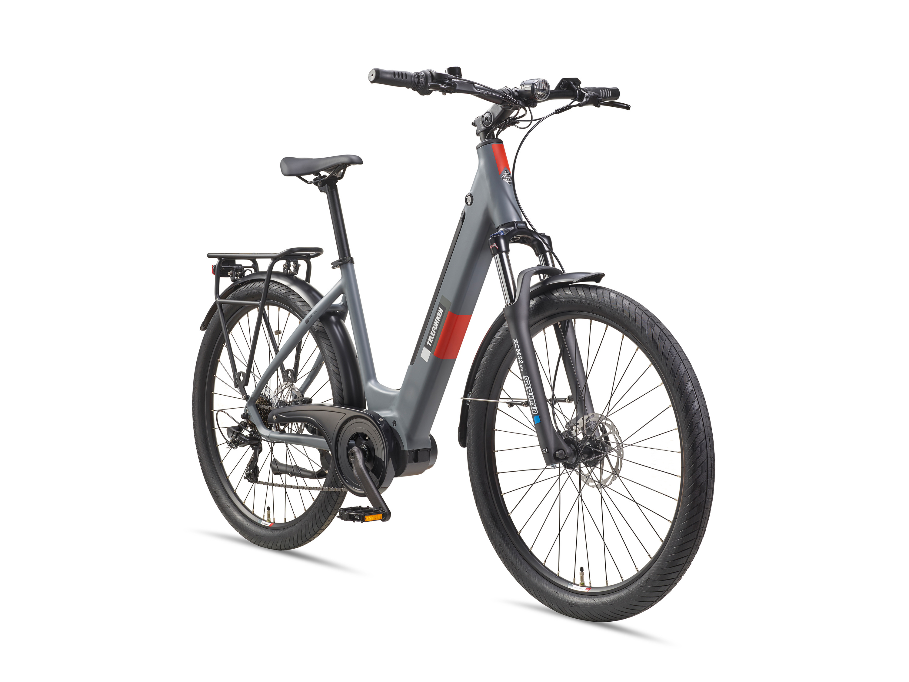 TELEFUNKEN E-bike SUV500 basaltgrijs 27,5\