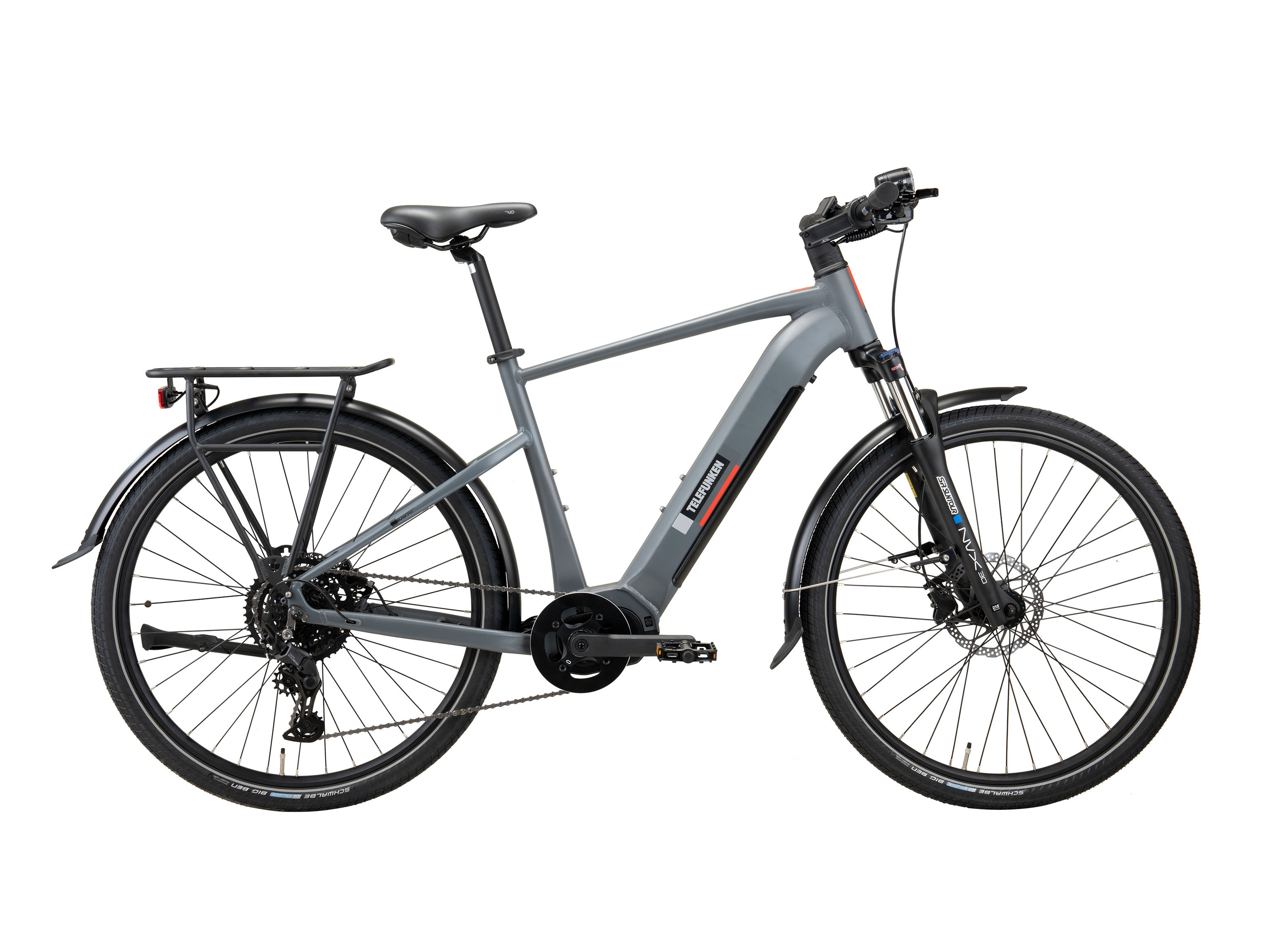 TELEFUNKEN E-bike SUV710 basaltgrijs 27,5\