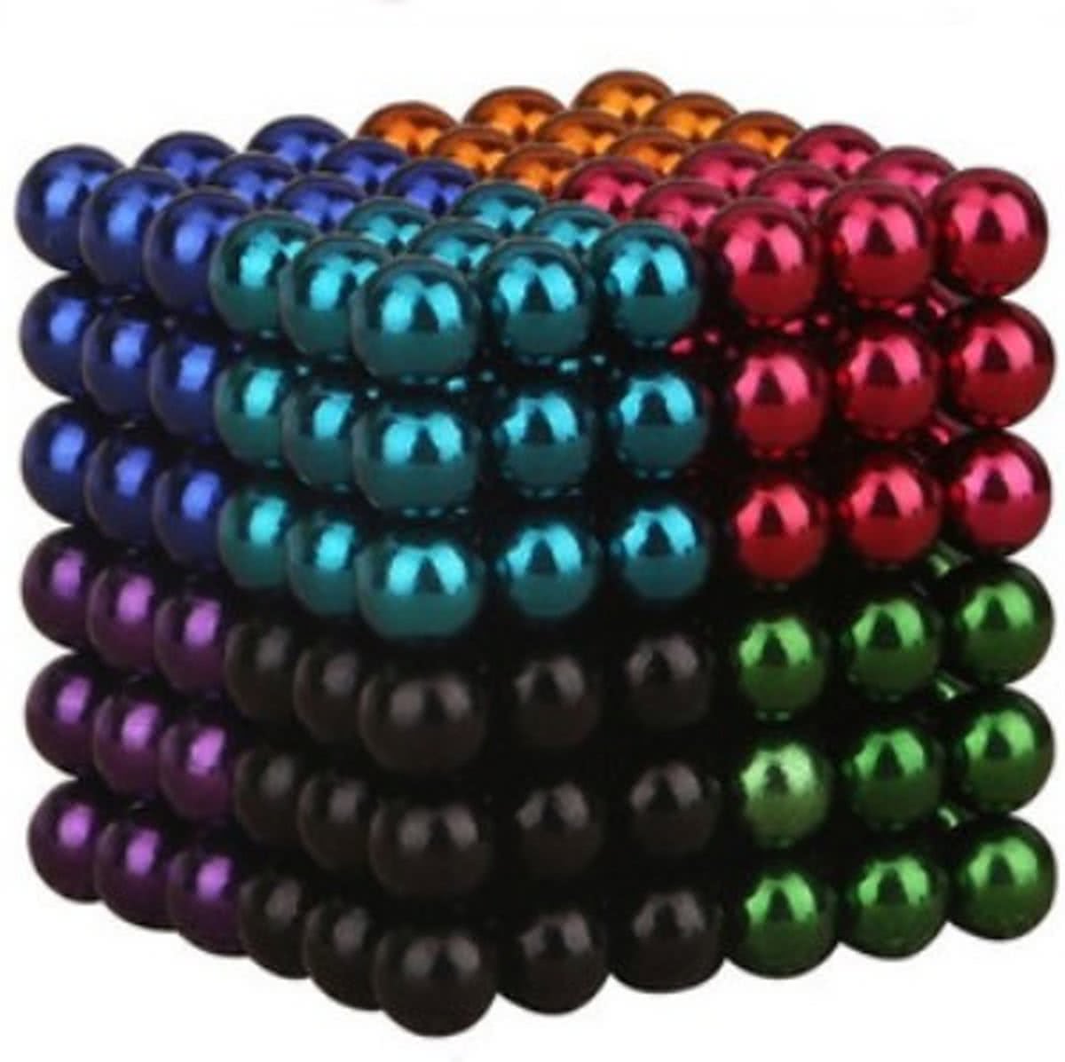 Neocube buckyballs magneet balletjes ballen 8 kleuren - 216 balletjes - 5mm