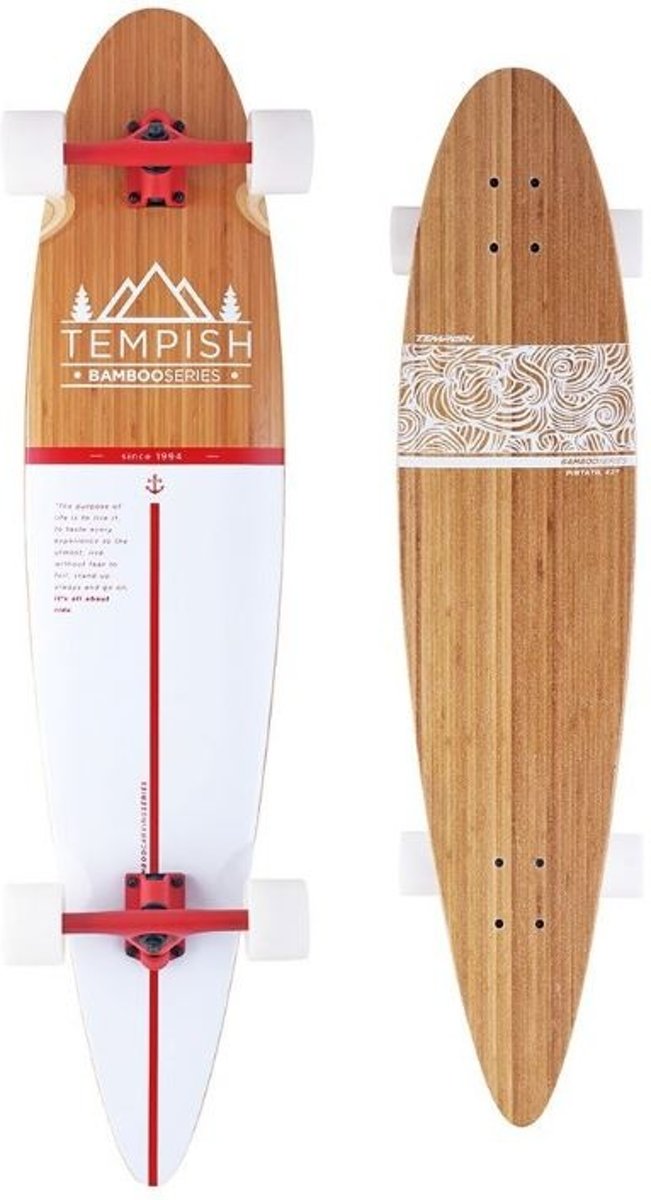 Tempish Longboard Flow 109 X 23 Cm Blank/wit