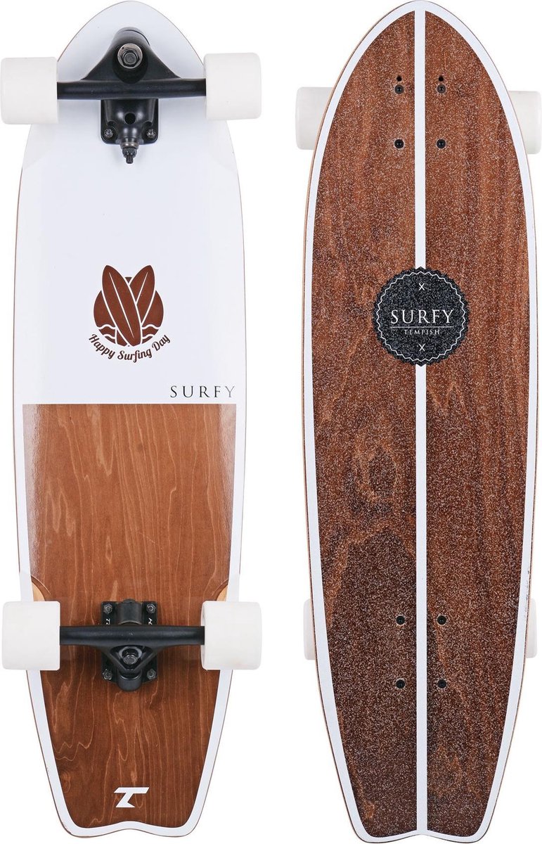 Tempish Skateboard - bruin/wit