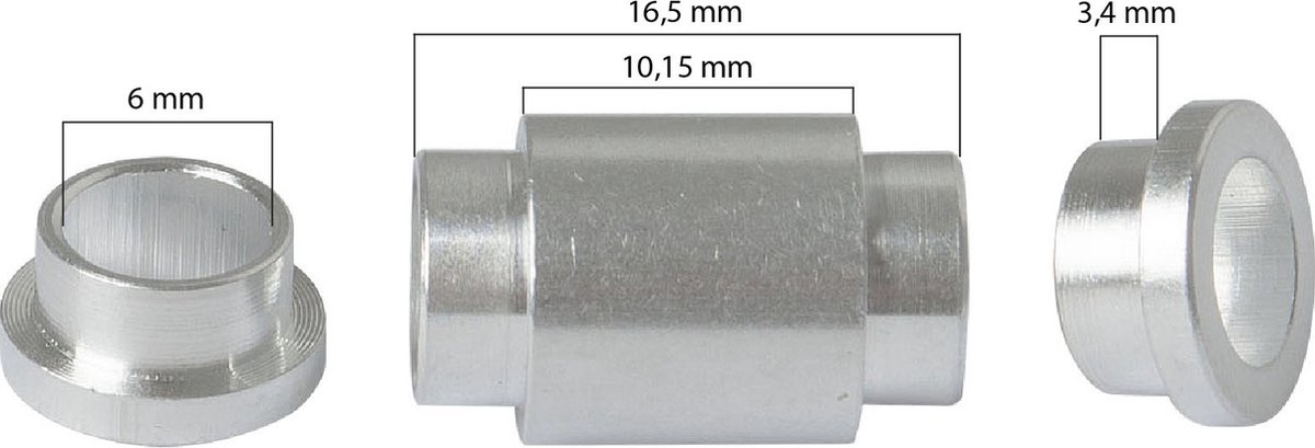 Tempish Spacer Set 10,15mm 8st + Washers 16st