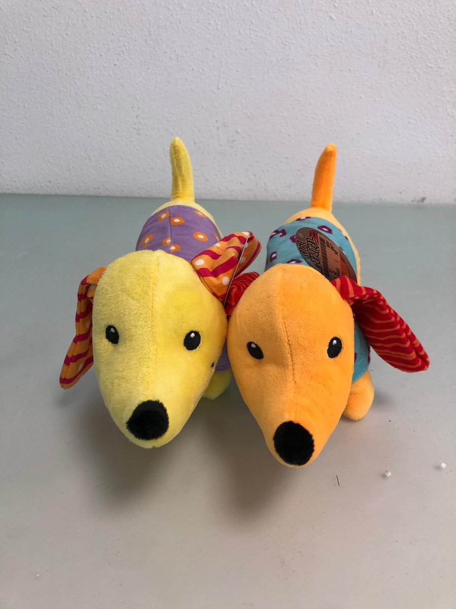 Knuffels - hond - kinderen - 2 pcs