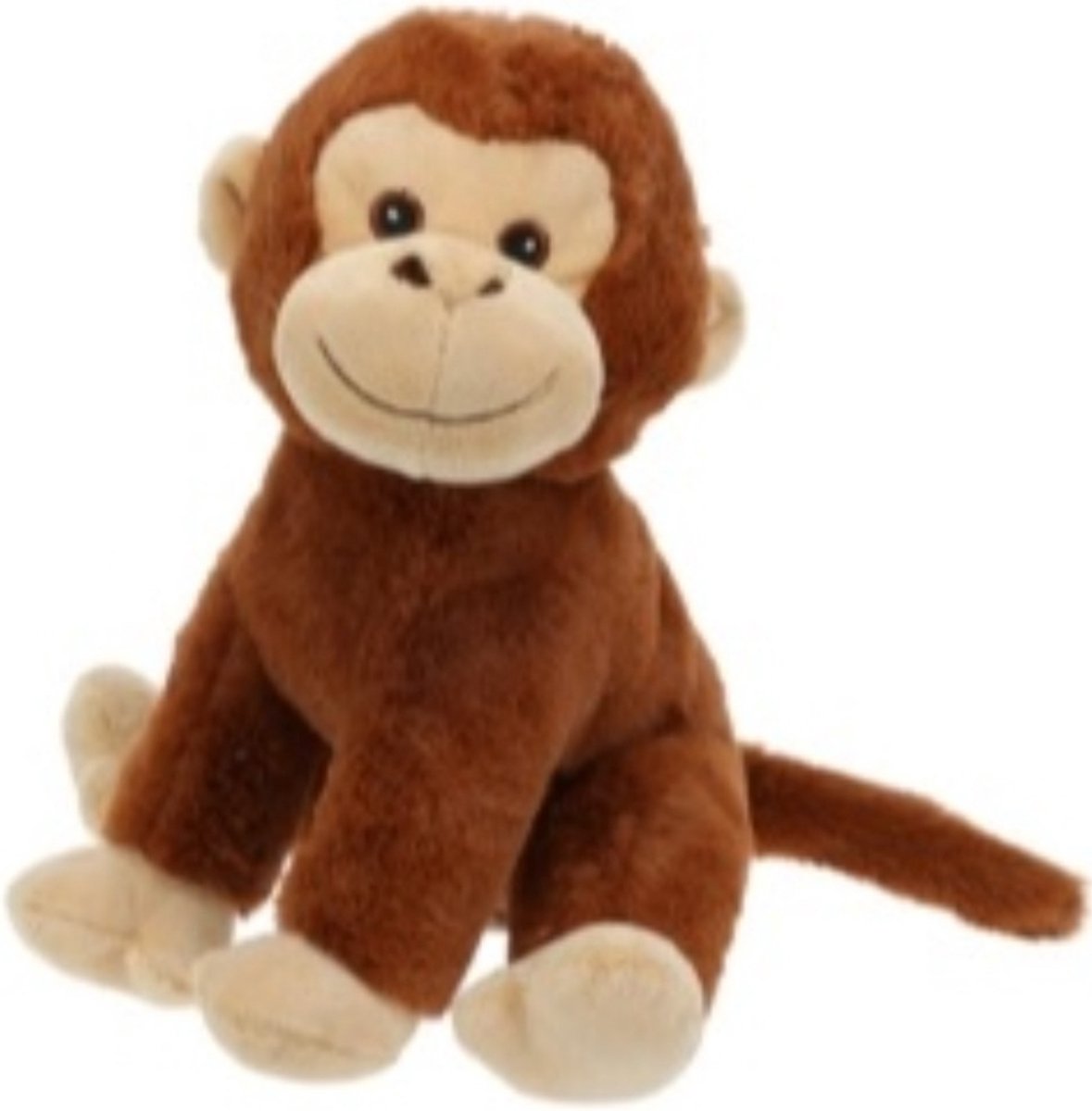 Superzachte Pluche Knuffel - Aap - 25 cm - Knuffeldier - Knuffel - Pluche