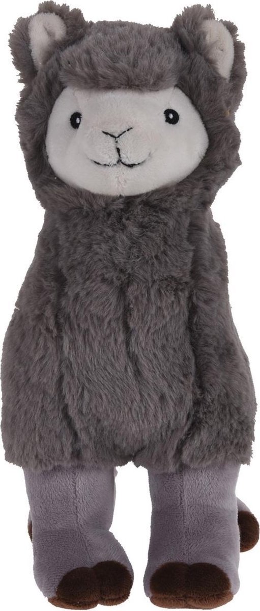 Tender Toys Alpaca Knuffel 30 Cm Grijs