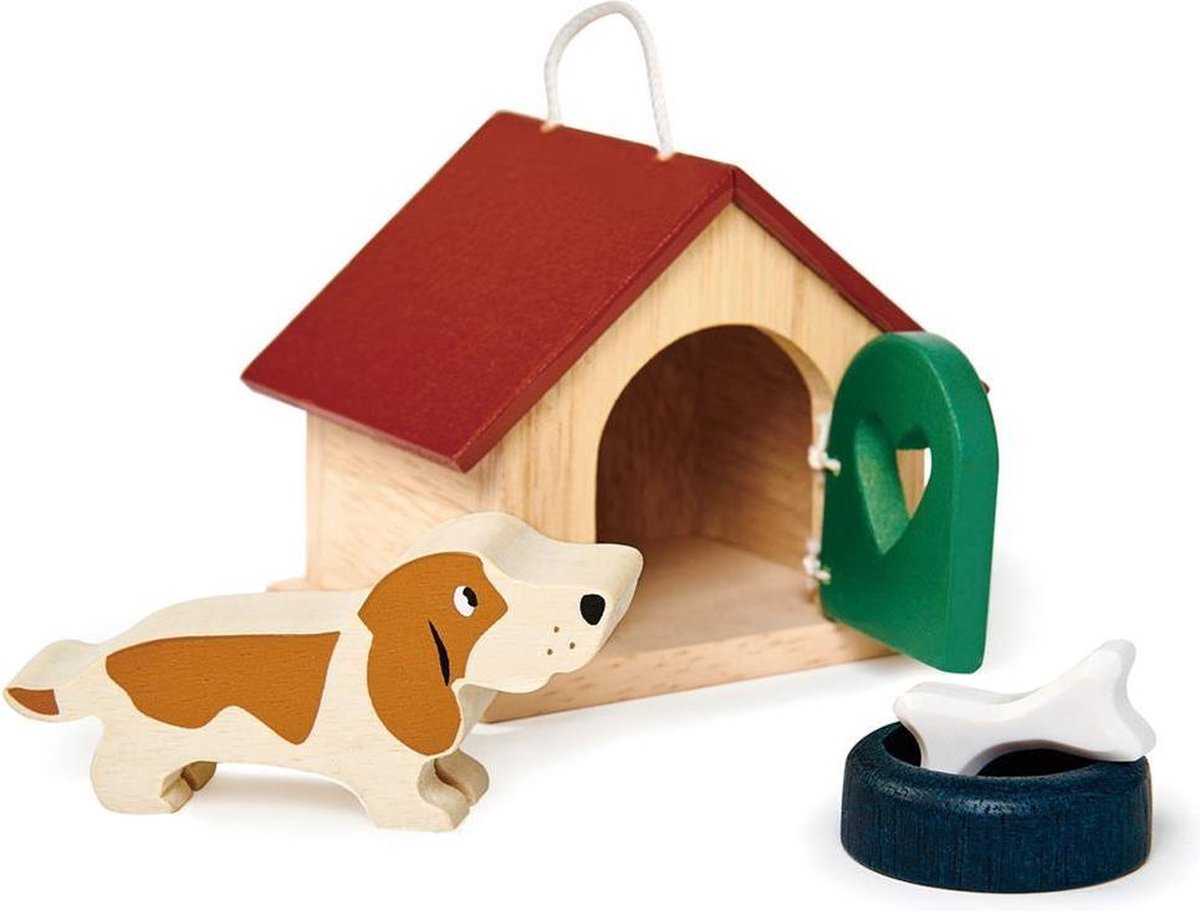 Tender Toys Huisdierenset Hond 4-delig