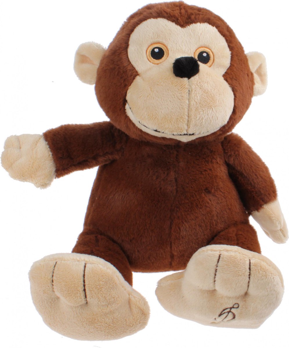 Tender Toys Knuffel Wildlife Pluche Aap 30 Cm Bruin