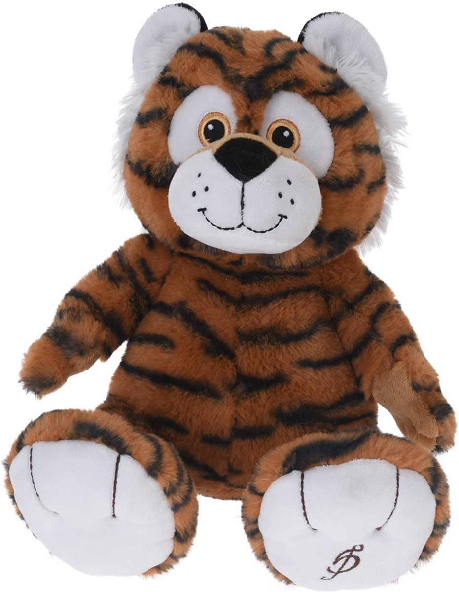 Tender Toys Knuffel Wildlife Pluche Tijger 30 Cm Bruin