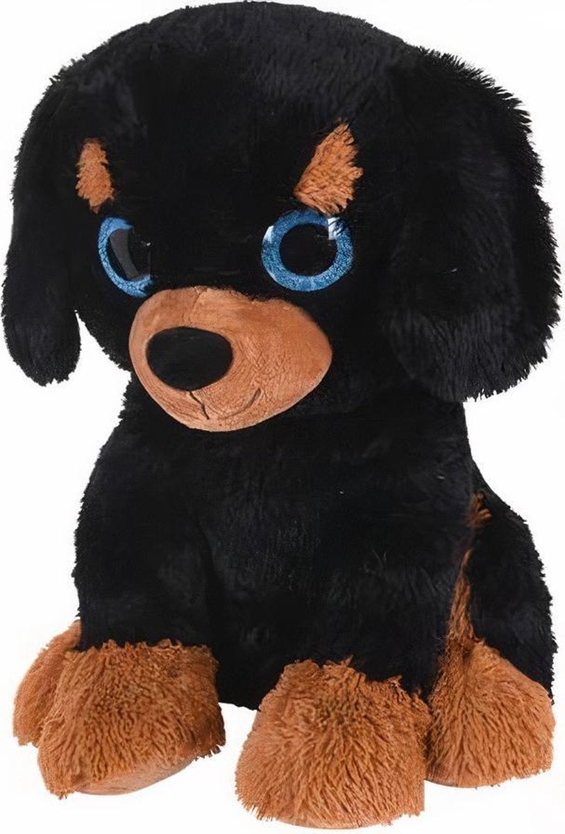 Tender Toys Knuffelhond Junior 60 Cm Pluche Zwart