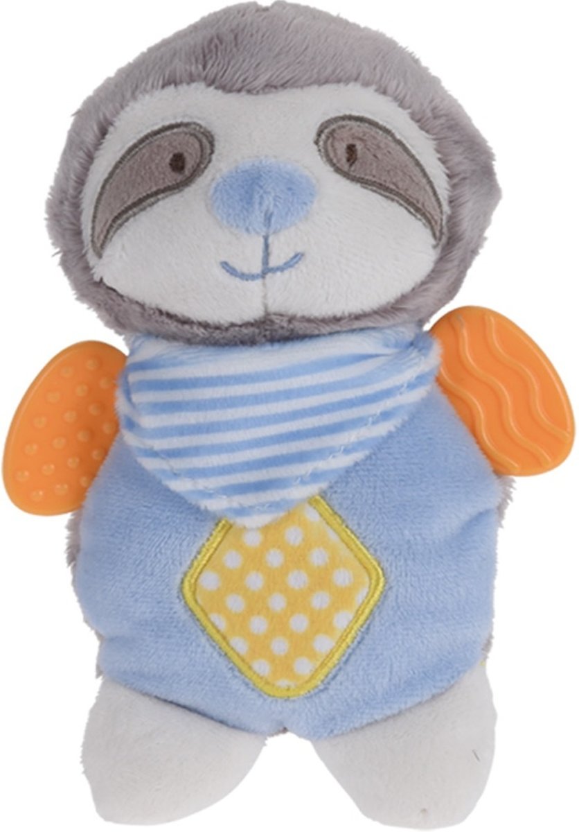 Tender Toys Knuffelluiaard Blauw 15 Cm