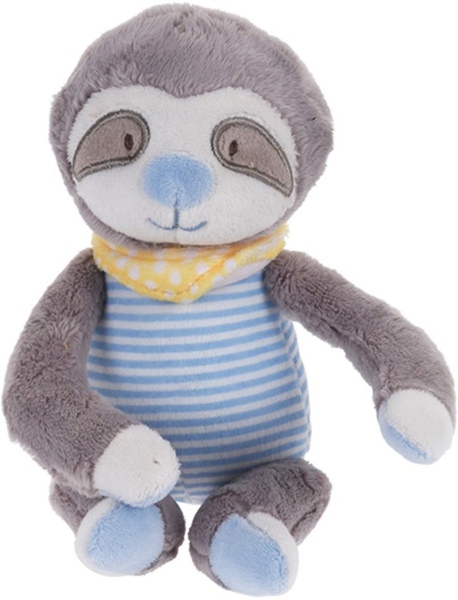 Tender Toys Knuffelluiaard Blauw 22 Cm