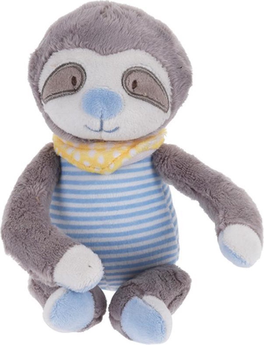 Tender Toys Knuffelluiaard Blauw 22 Cm