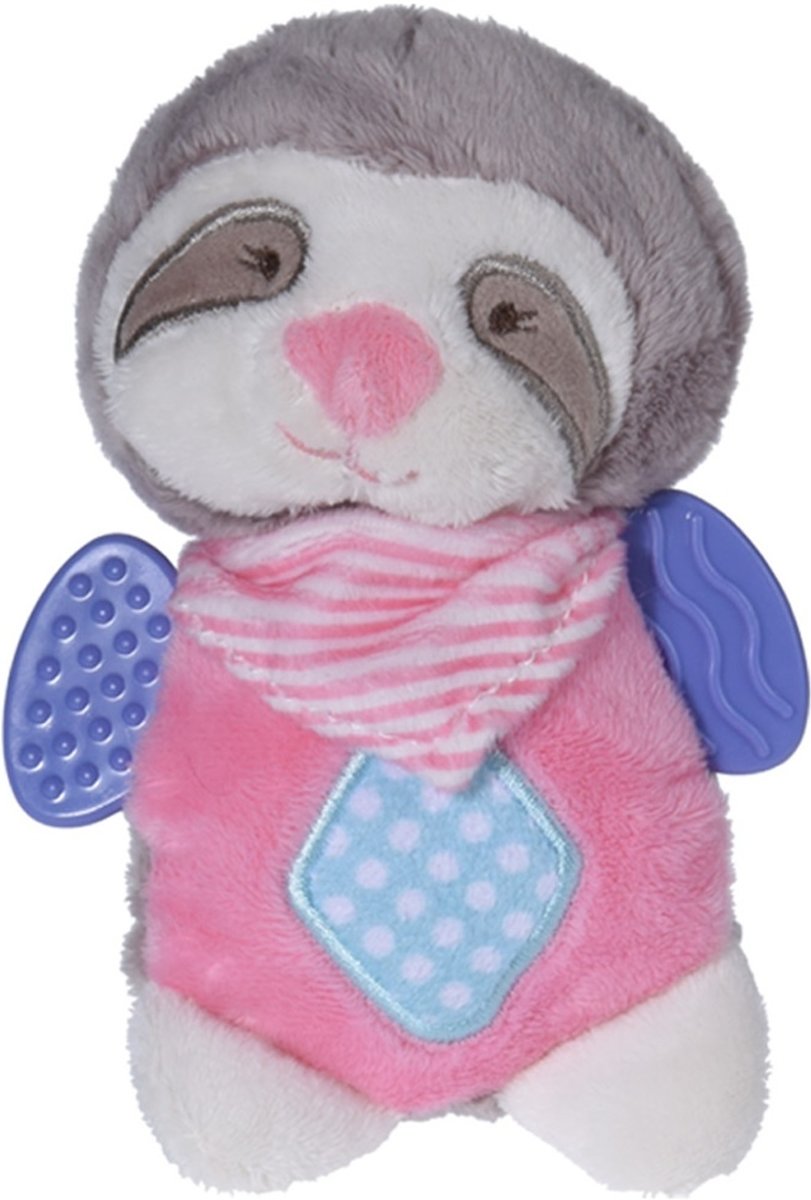 Tender Toys Knuffelluiaard Roze 15 Cm