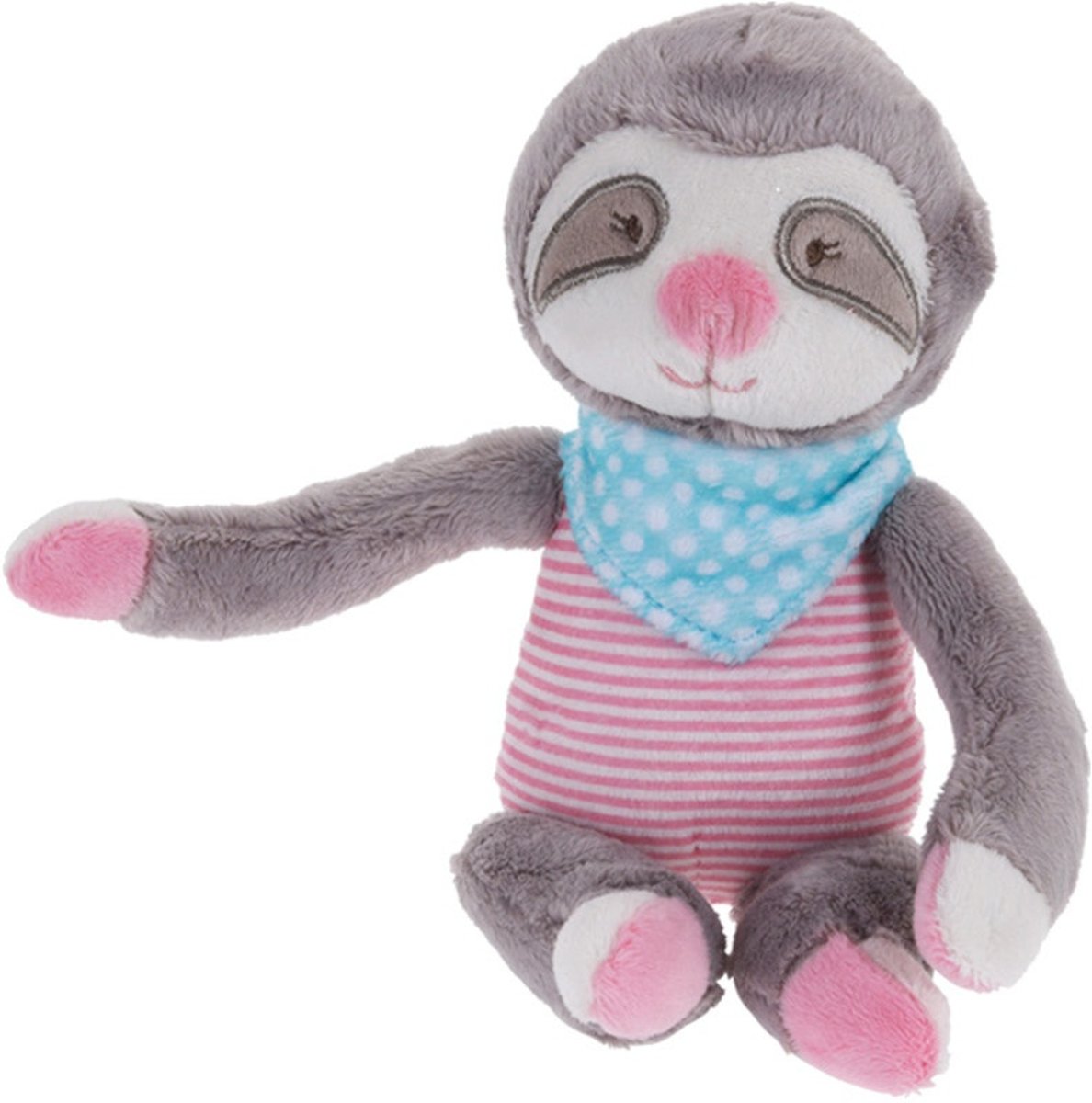 Tender Toys Knuffelluiaard Roze 22 Cm