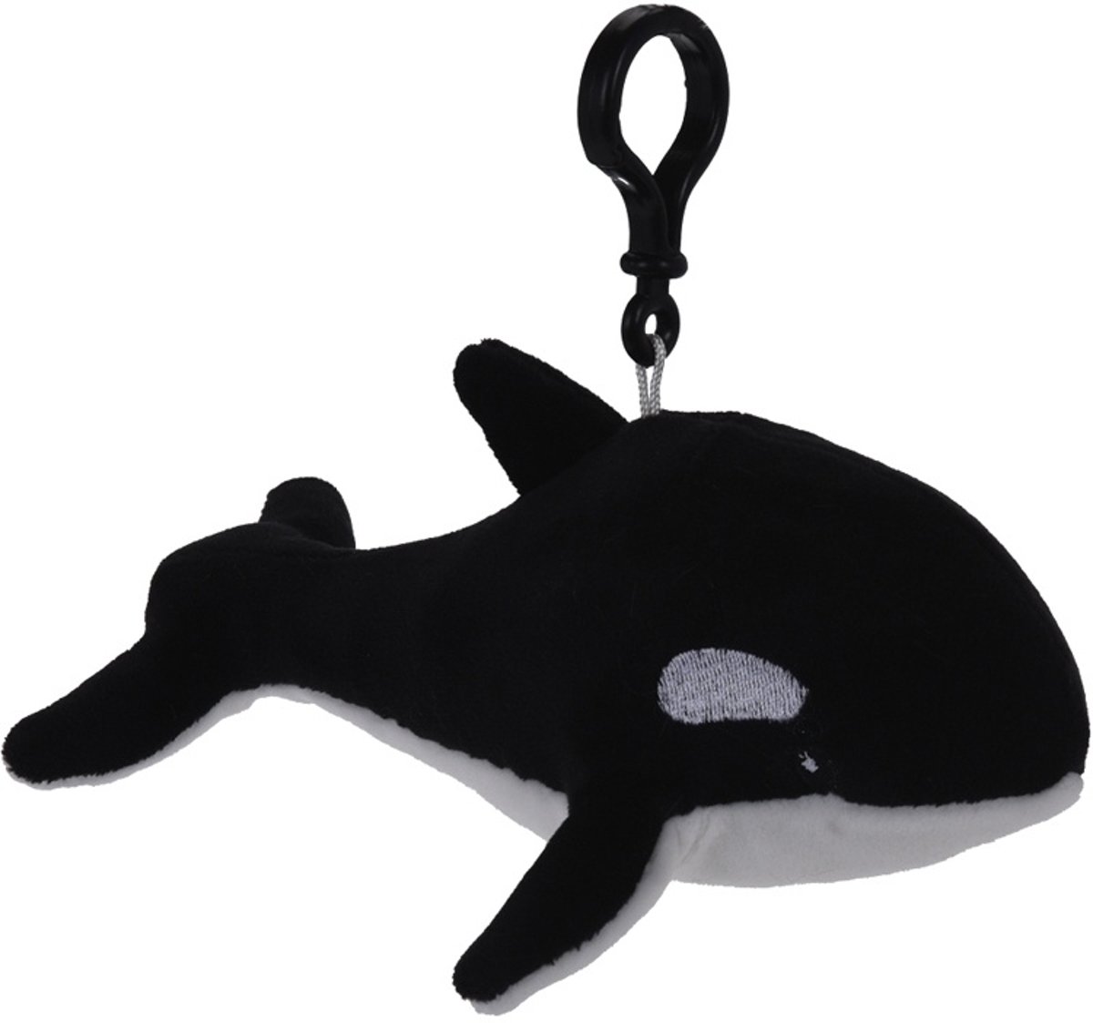 Tender Toys Knuffelorca Zwart/wit 20 Cm