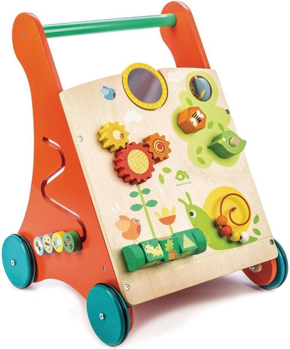 Tender Toys Loopwagen Activity Hout Junior 38 X 38 X 57 Cm