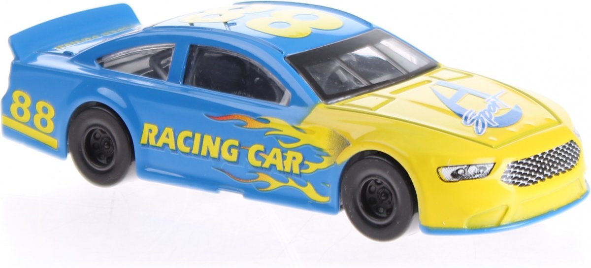 Tender Toys Raceauto 88 Blauw 10,5 Cm