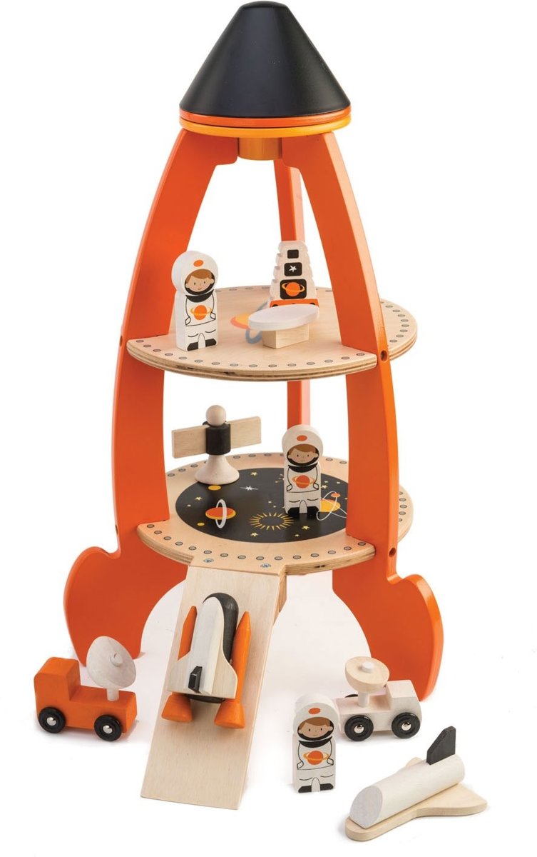 Tender Toys Raket Speelset Hout Junior 11-delig