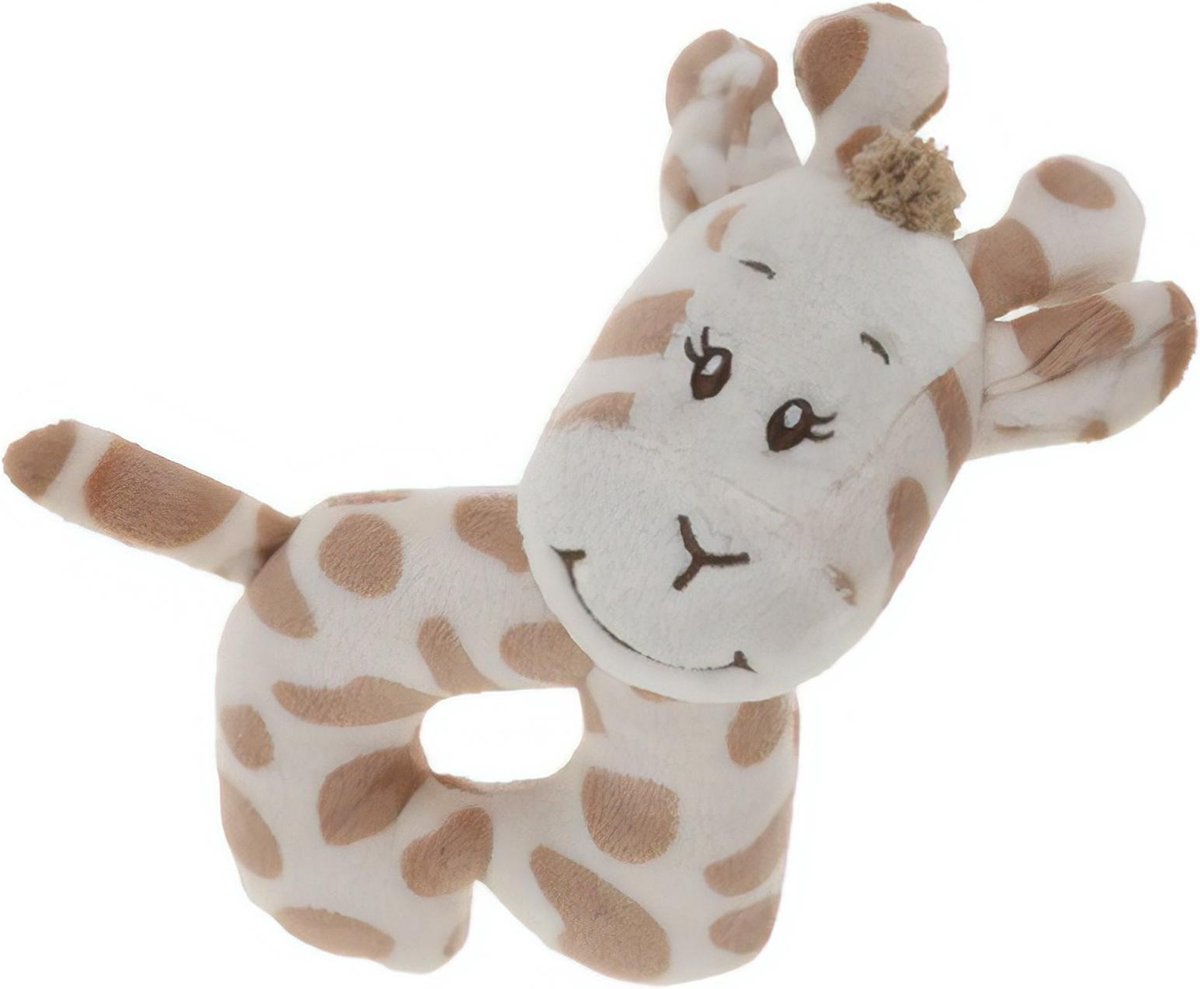 Tender Toys Rammelaar Giraffe 14 Cm Lichtbruin