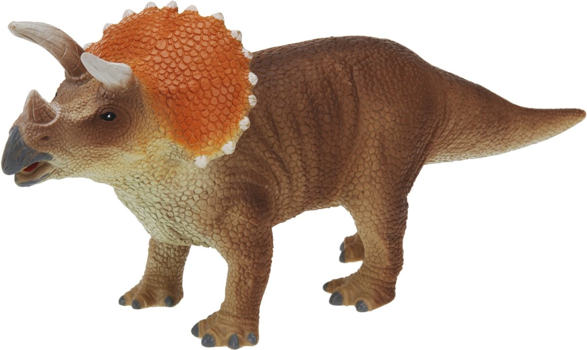 Tender Toys Speelfiguur Triceratops Met Geluid 45 Cm Bruin