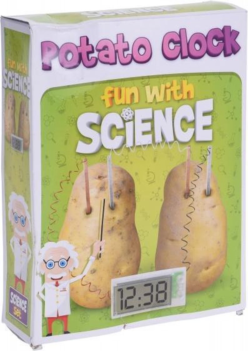 denkspel Potato Clock fun with science