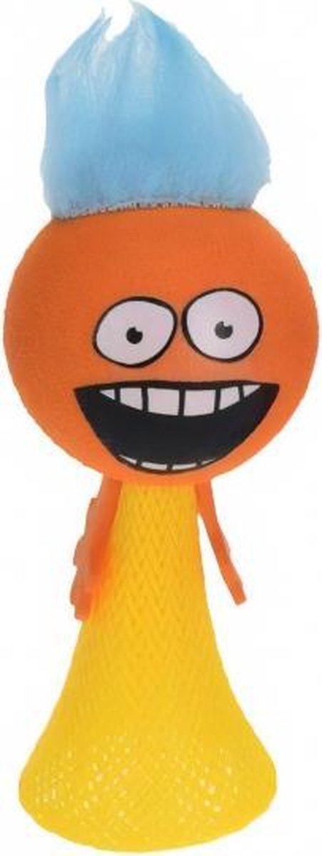 springfiguur Jump 8,5 cm foam oranje/geel