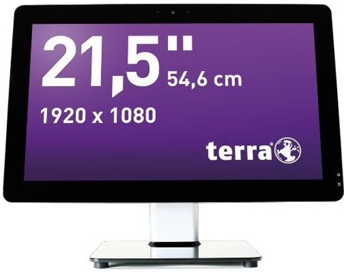 Terra 2211 GREENLINE 54,6 cm (21.5) 1920 x 1080 Pixels Touchscreen 3 GHz Zevende generatie Intel® Core™ i5 i5-7400 Zwart, Zilver Alles-in-één-pc