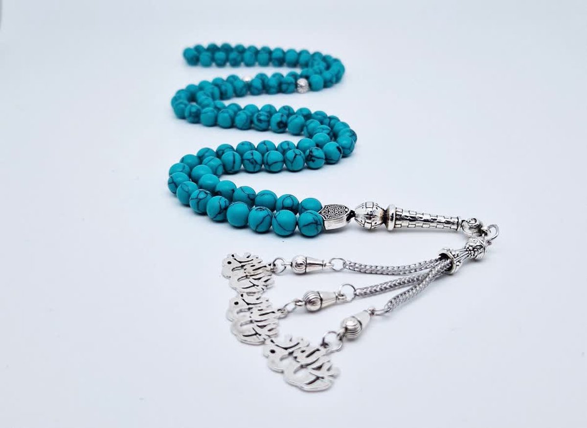 Handgemaakte tesbih natuursteen 