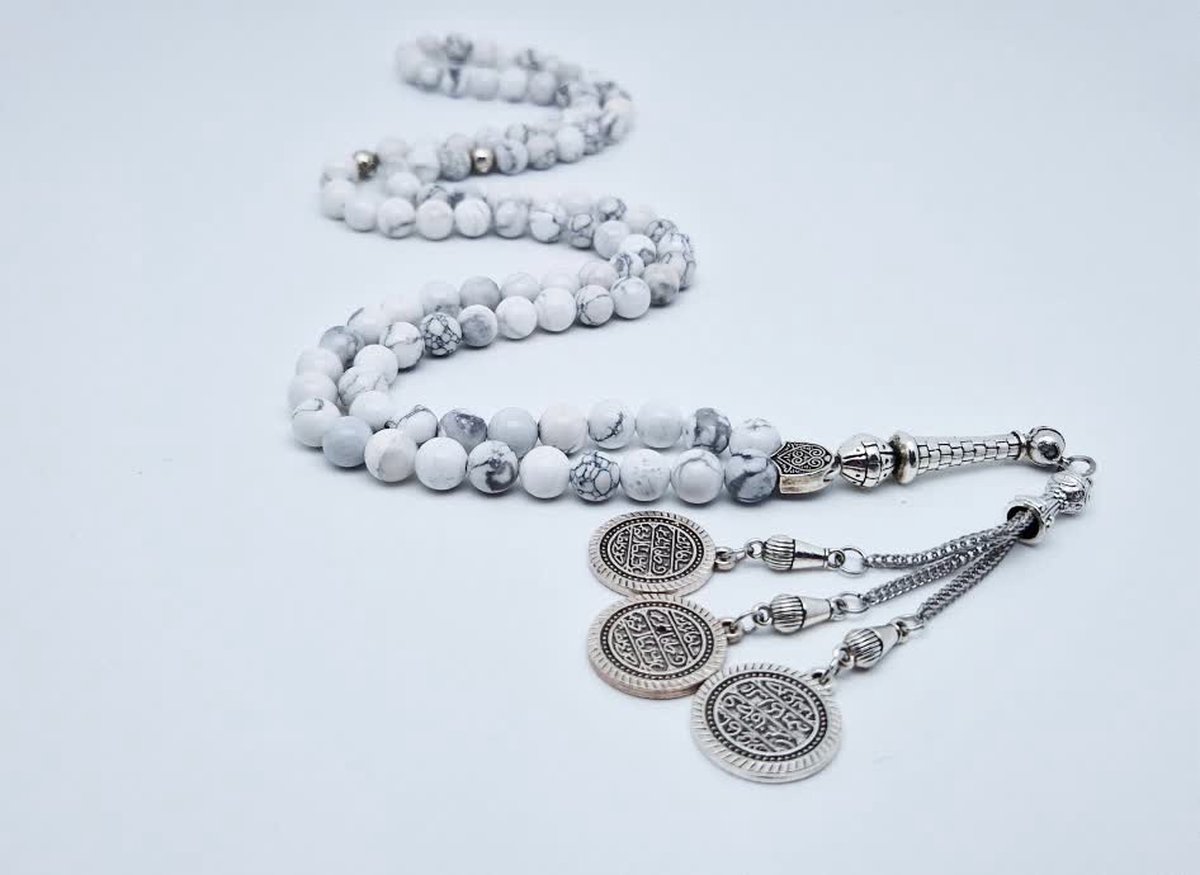 Handgemaakte tesbih natuursteen 