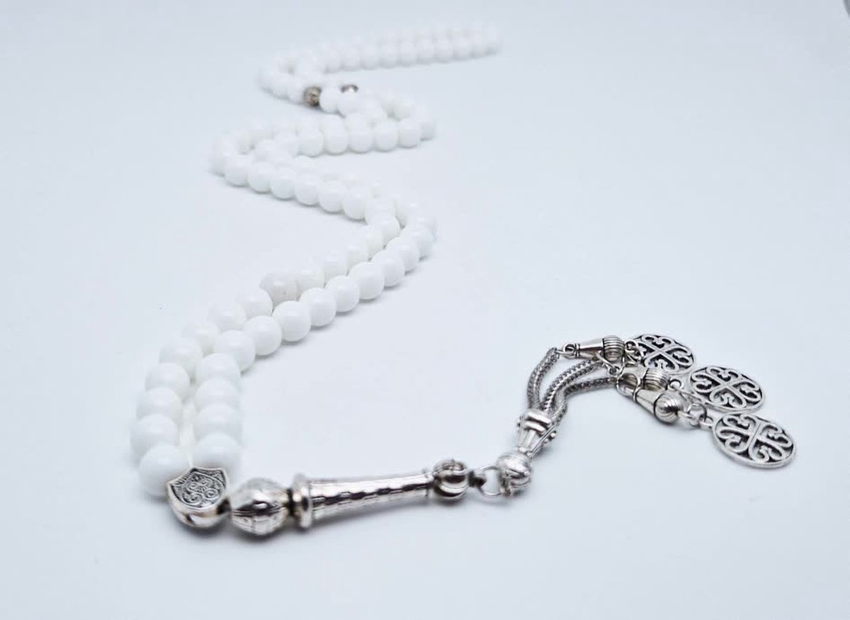 Handgemaakte tesbih natuursteen 