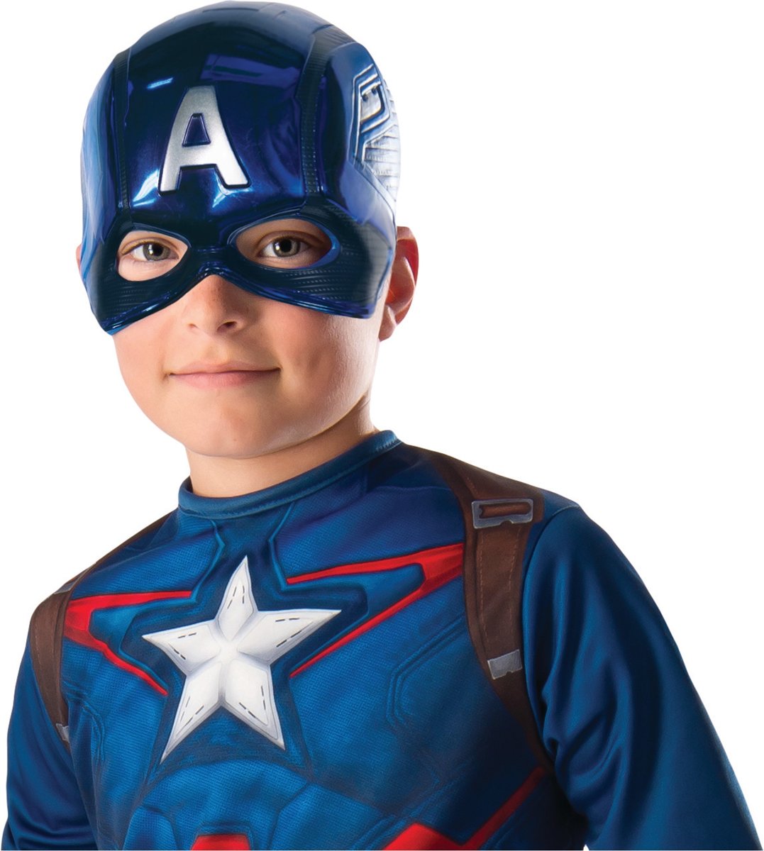 Captain America™ half masker - Verkleedmasker