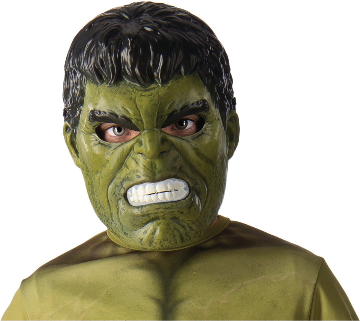 Hulk™ half masker voor kinderen - Verkleedmasker