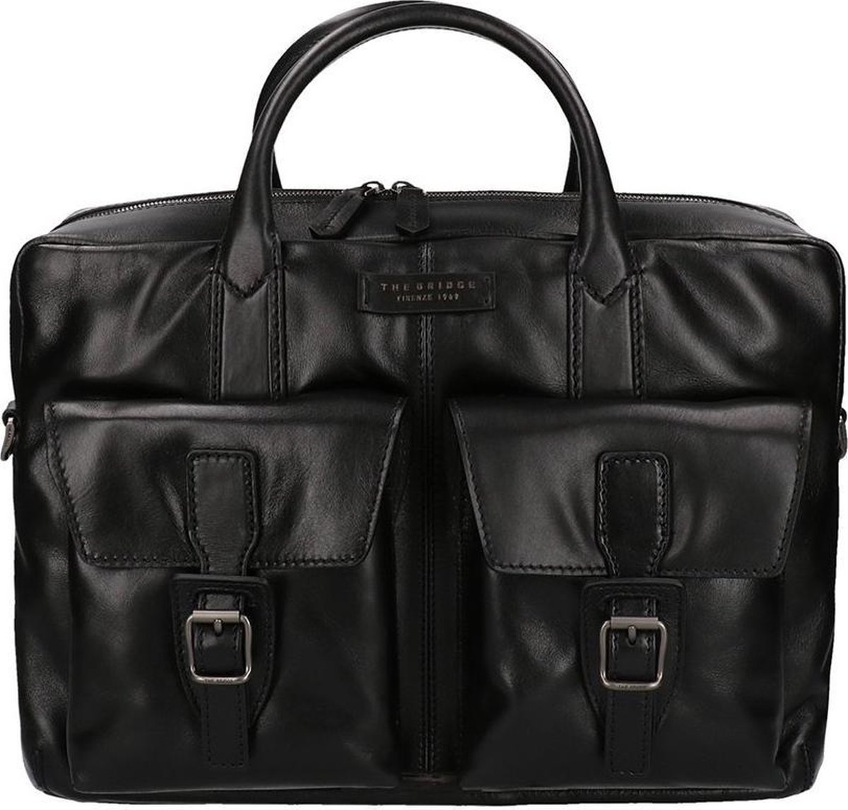 The Bridge Giannutri Briefcase black2