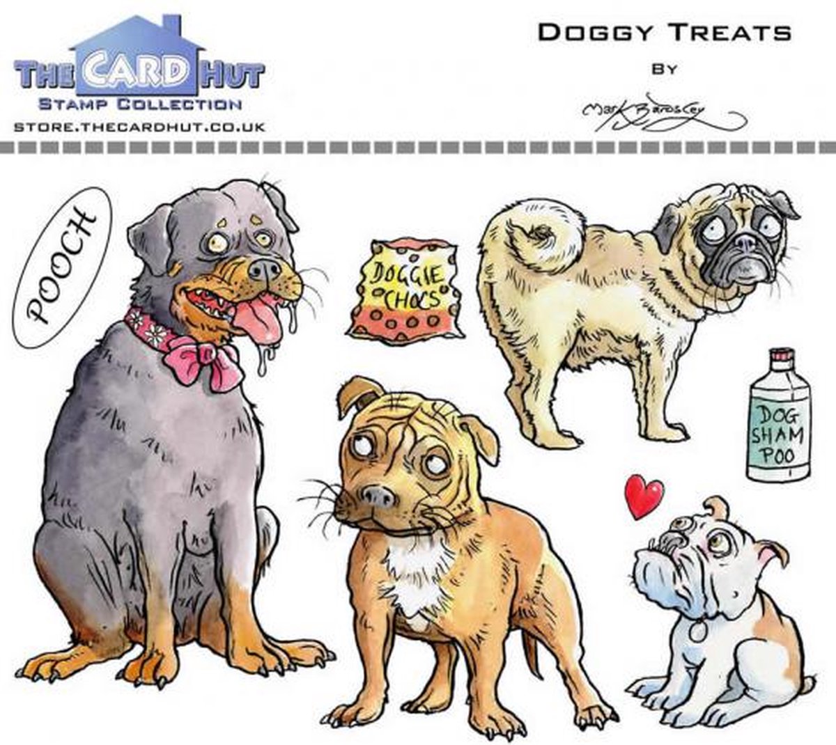 Doggy Treats Clear Stamps (MBPDT) (DISCONTINUED)